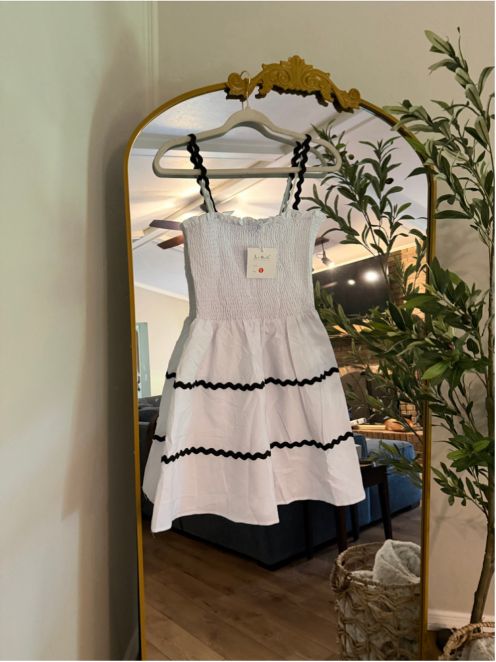 NEW Ric Rak Beach Mini Lined Dress 4/6 - Picture 4 of 7